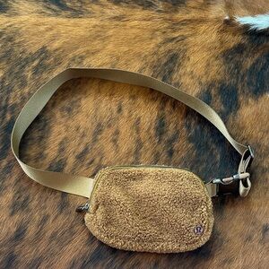 Lululemon Camel Sherpa Belt Bag